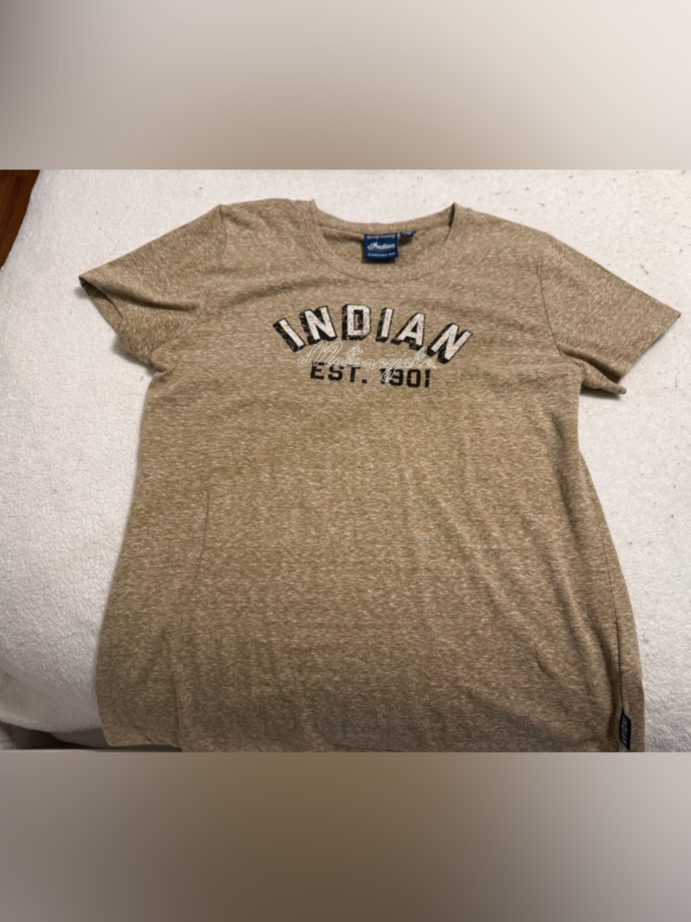 Indian Motorcycle Tan Short Sleeve Graphic Tee